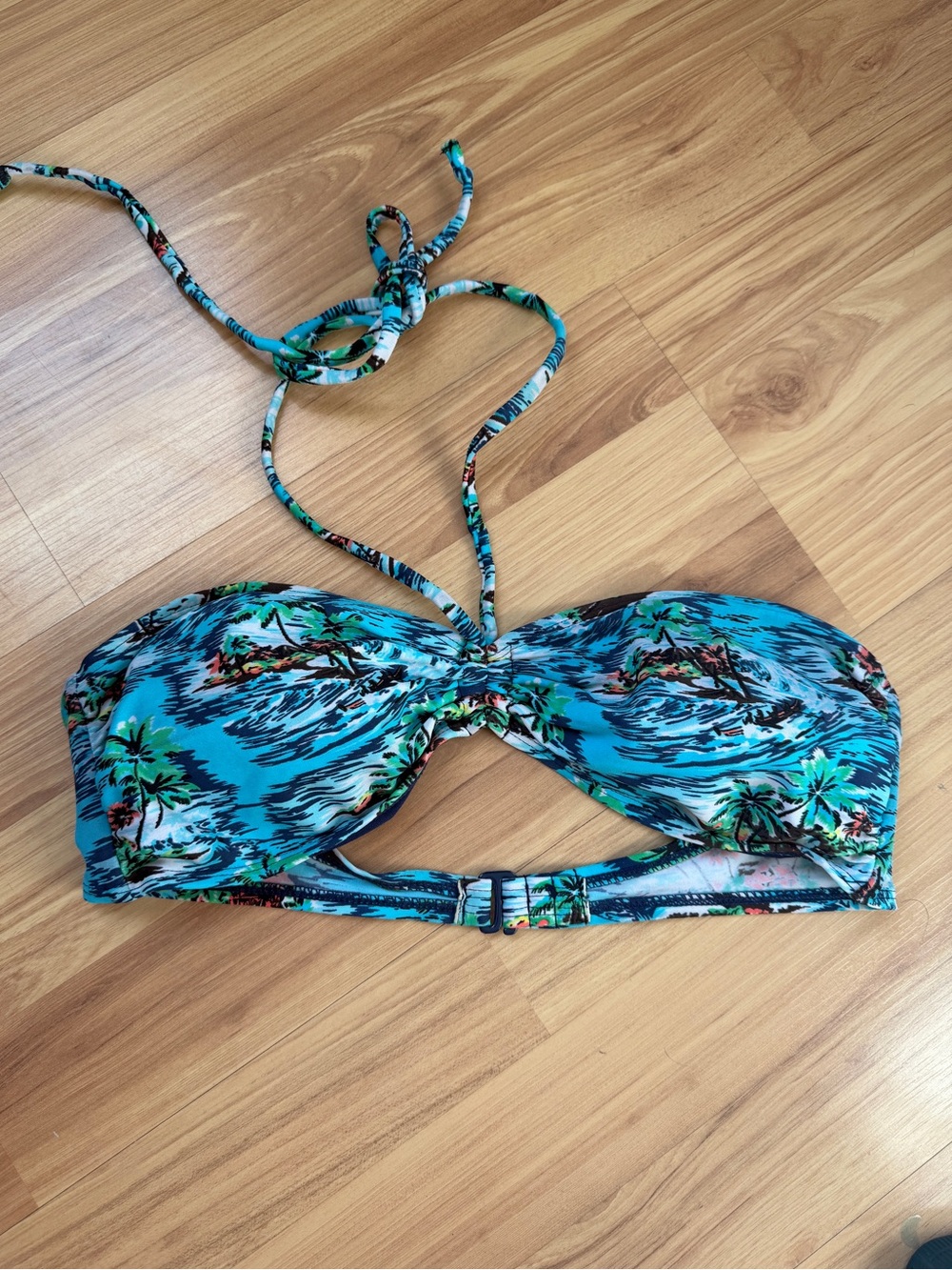 Old Navy Blue Bandeau Bikini Top